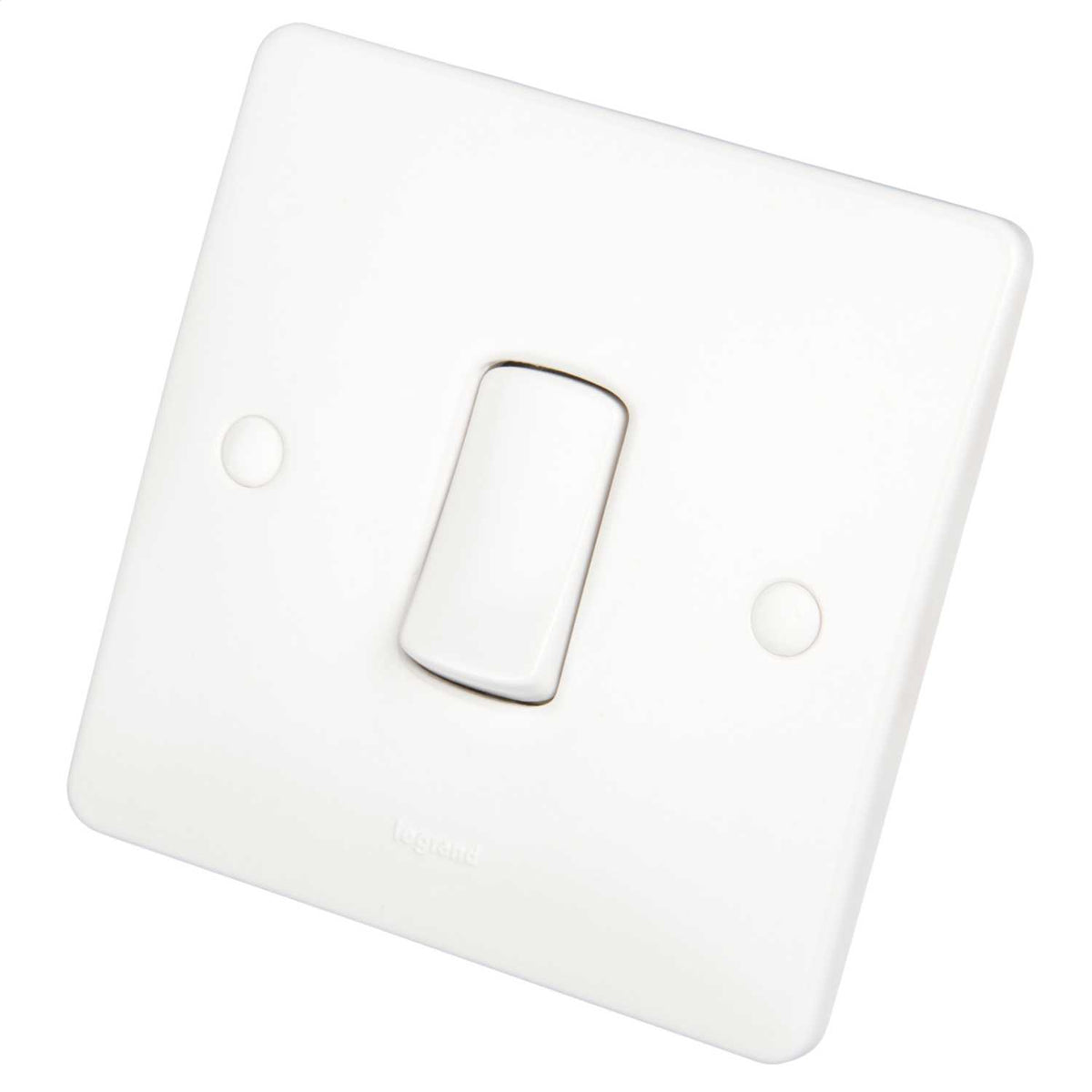 Legrand 10A SP 1 Gang 2 Way Push Switch White