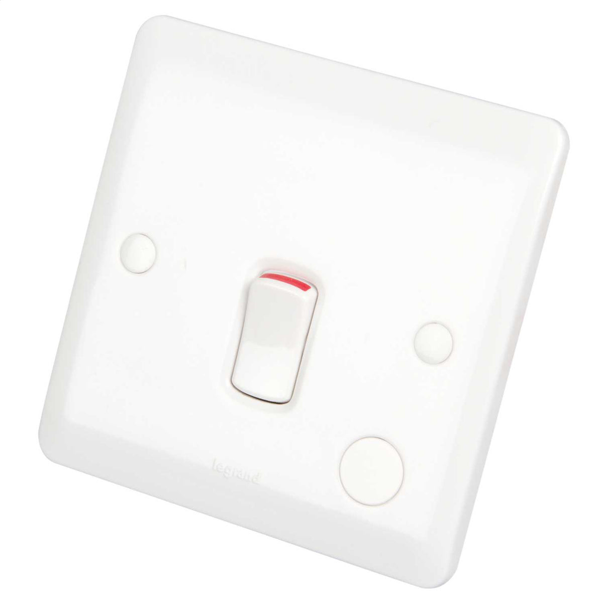 Legrand 20A DP Switch with Flex Outlet White
