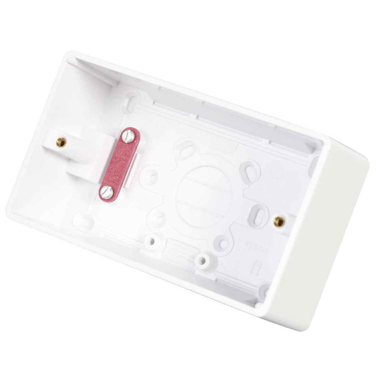 Legrand 2 Gang 47mm Pattress Back Box White