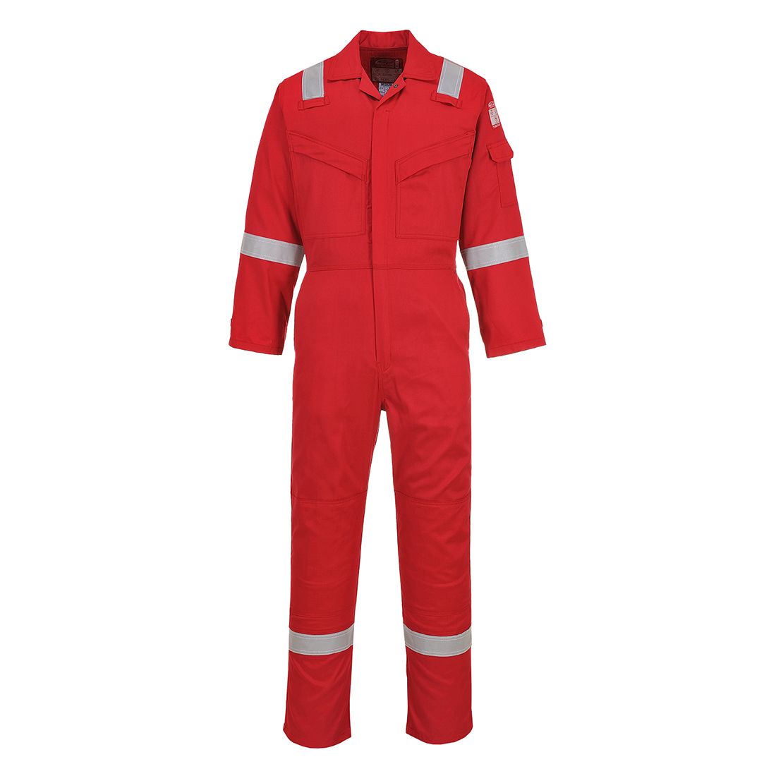 Flame Resistant Super Light Weight Anti-Static Coverall 210g, 4XL, R, Red