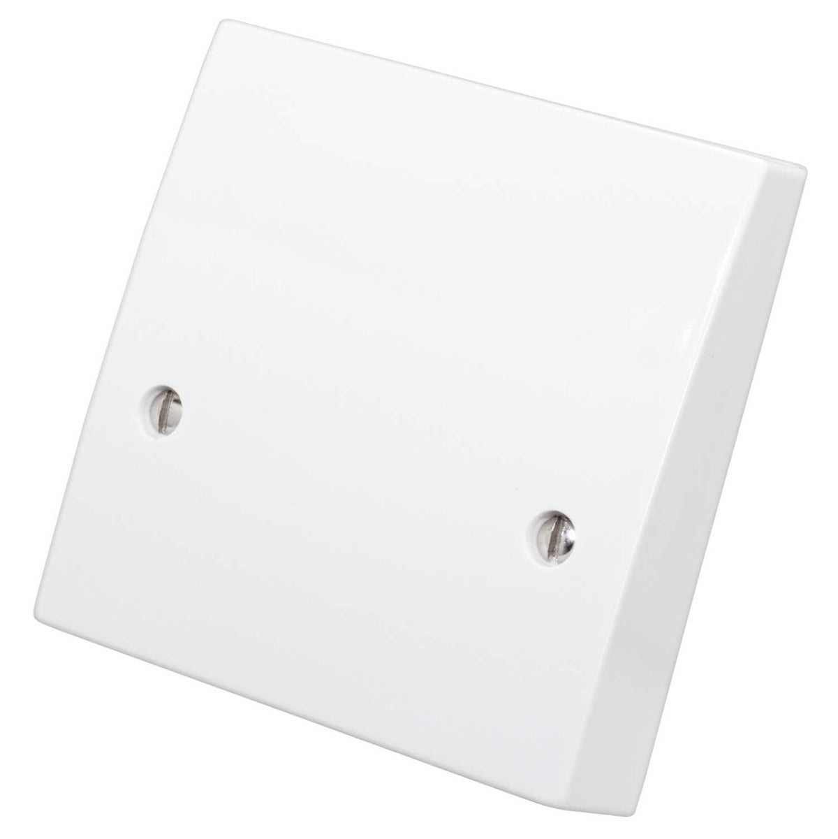 M2 Square 45A 1 Gang Cooker Outlet White