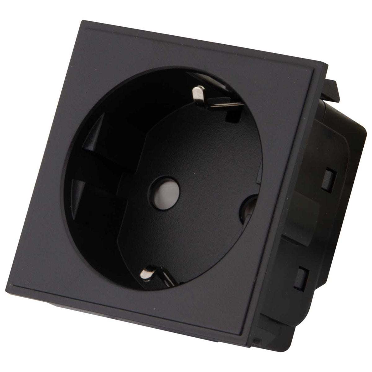 M2 Grid 16A Euro Socket Module Black
