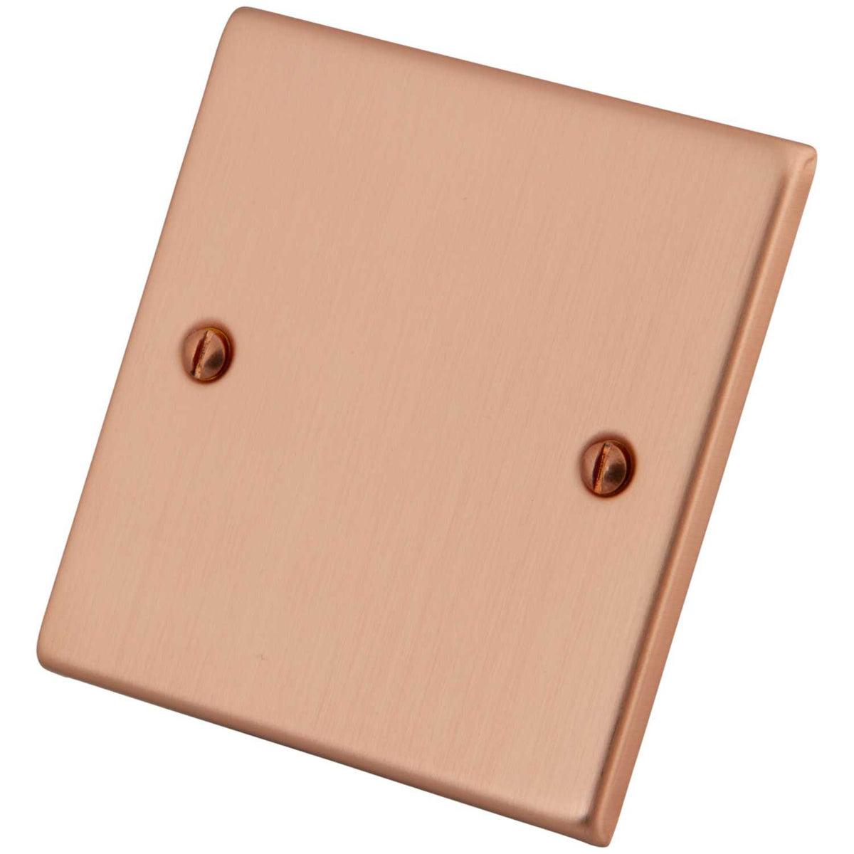 M2 Decorative 1 Gang Blank Plate Copper
