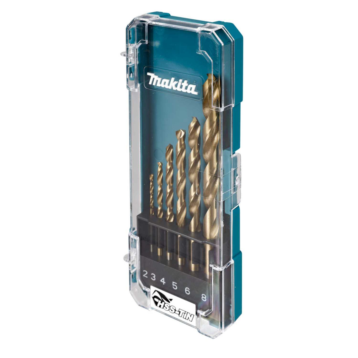 Makita D-72833 6 Piece HSS-Tin Drill Bit Set