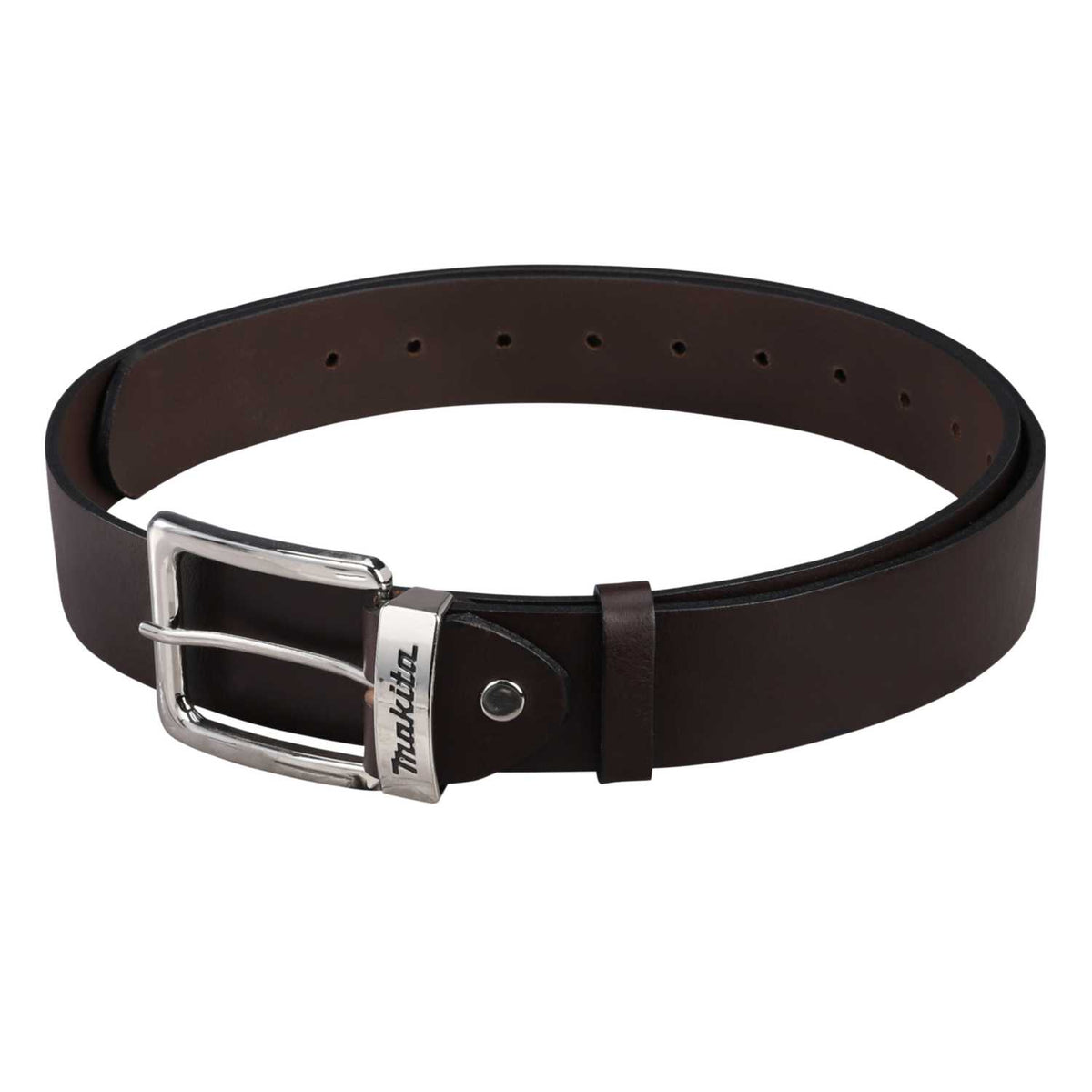 Makita Large Leather Belt Brown