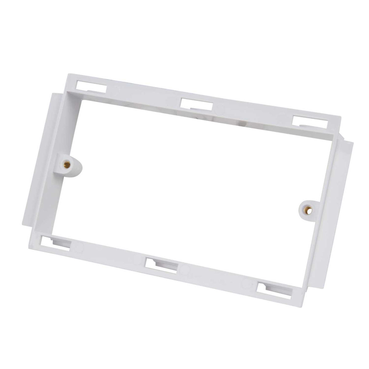 2 Gang Frame for Trunking White (Sold in 1's)