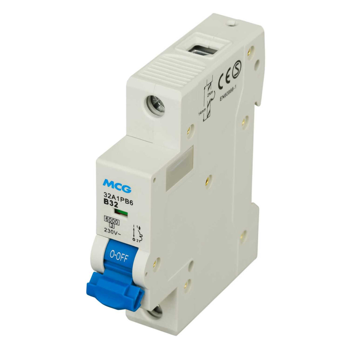 MCG 32A Single Pole 6kA B Curve MCB