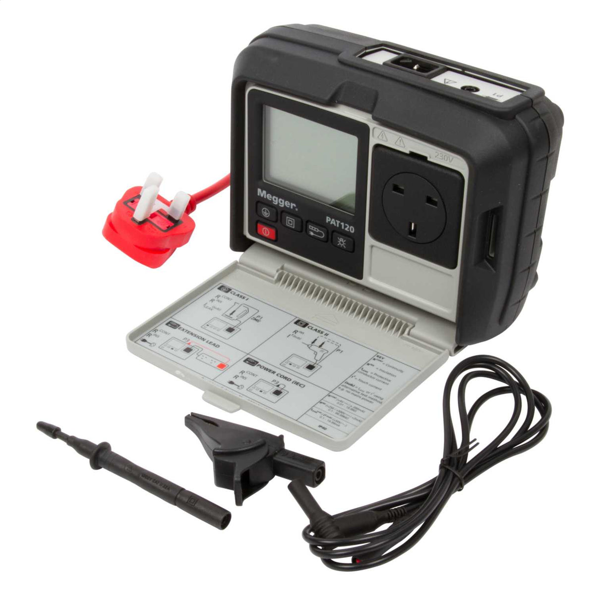 Megger PAT120 Hand Held PAT Tester