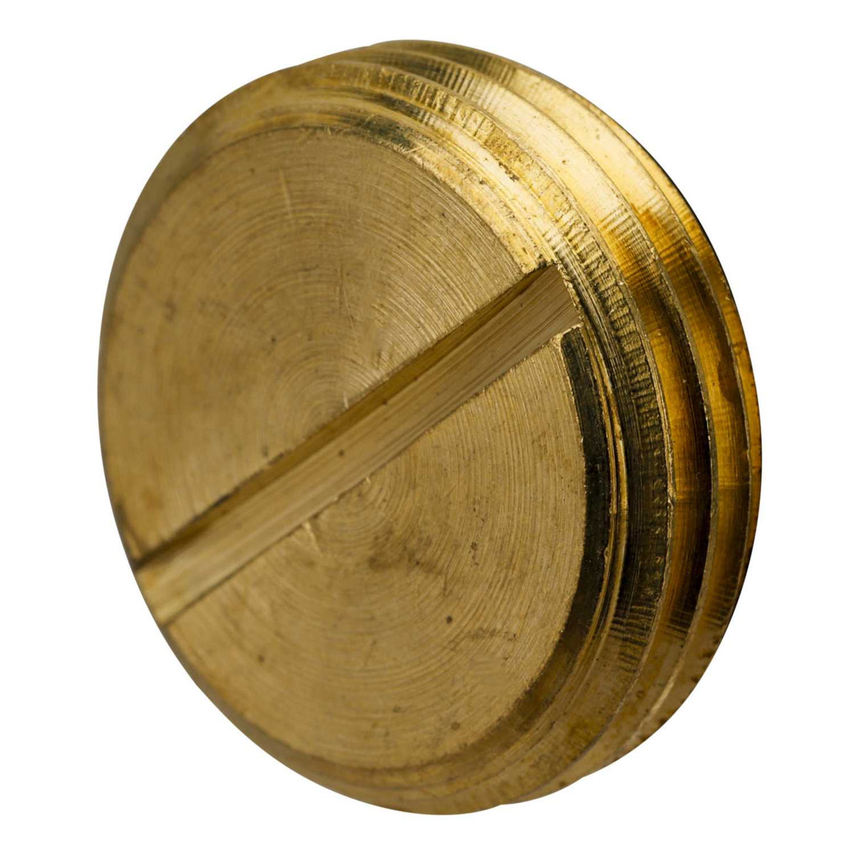 Slotted Plug Brass (Sold in 1's)