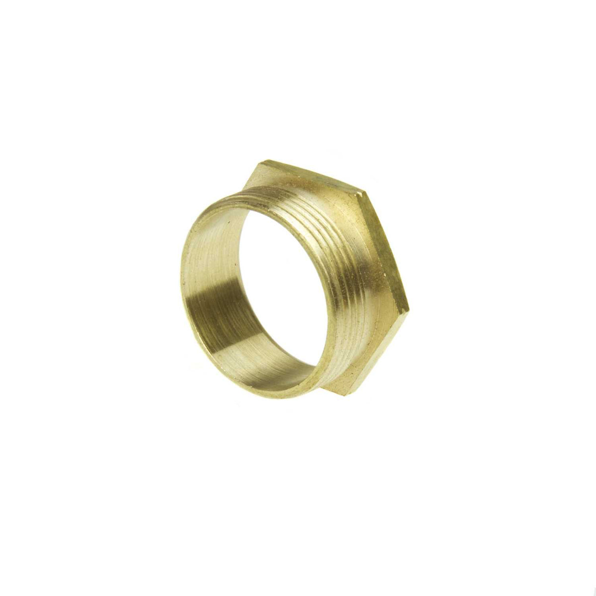 Short Male Bush Brass (Sold in 1's)