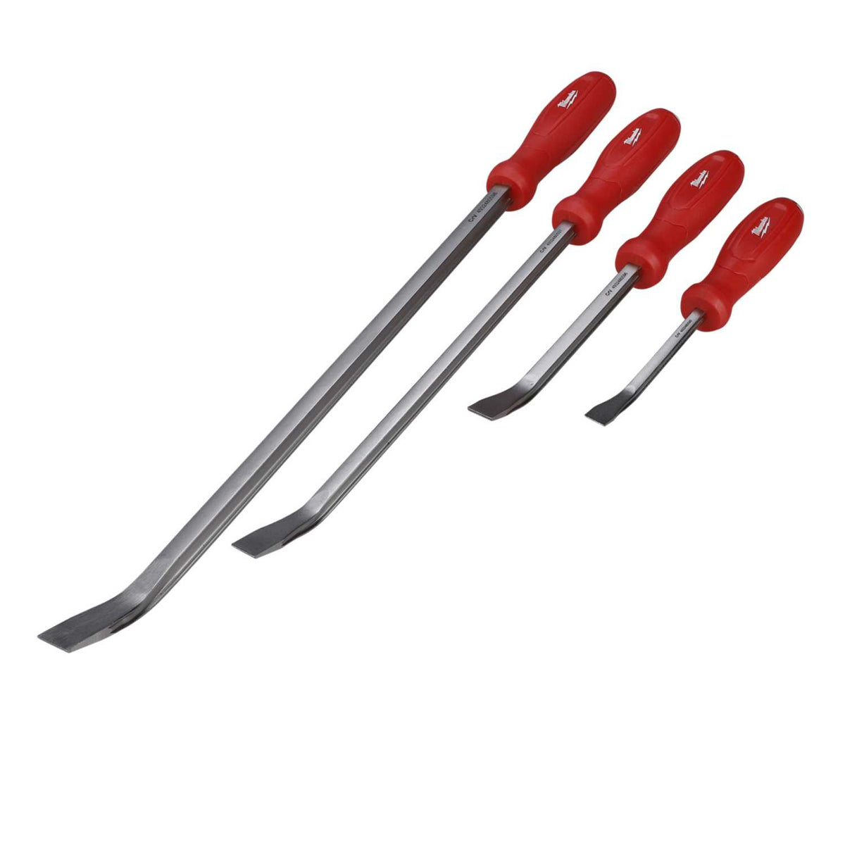 Milwaukee 4 Piece Pry Bar Set