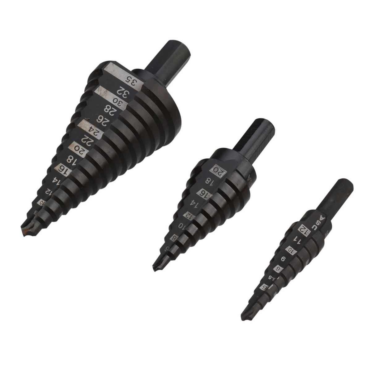 Milwaukee 3 Piece Step Drill Bit Set