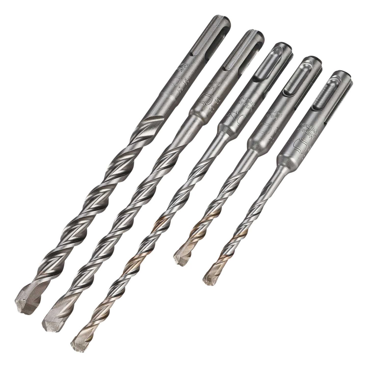 Milwaukee 5 Piece SDS Plus M2 Drill Bit Set