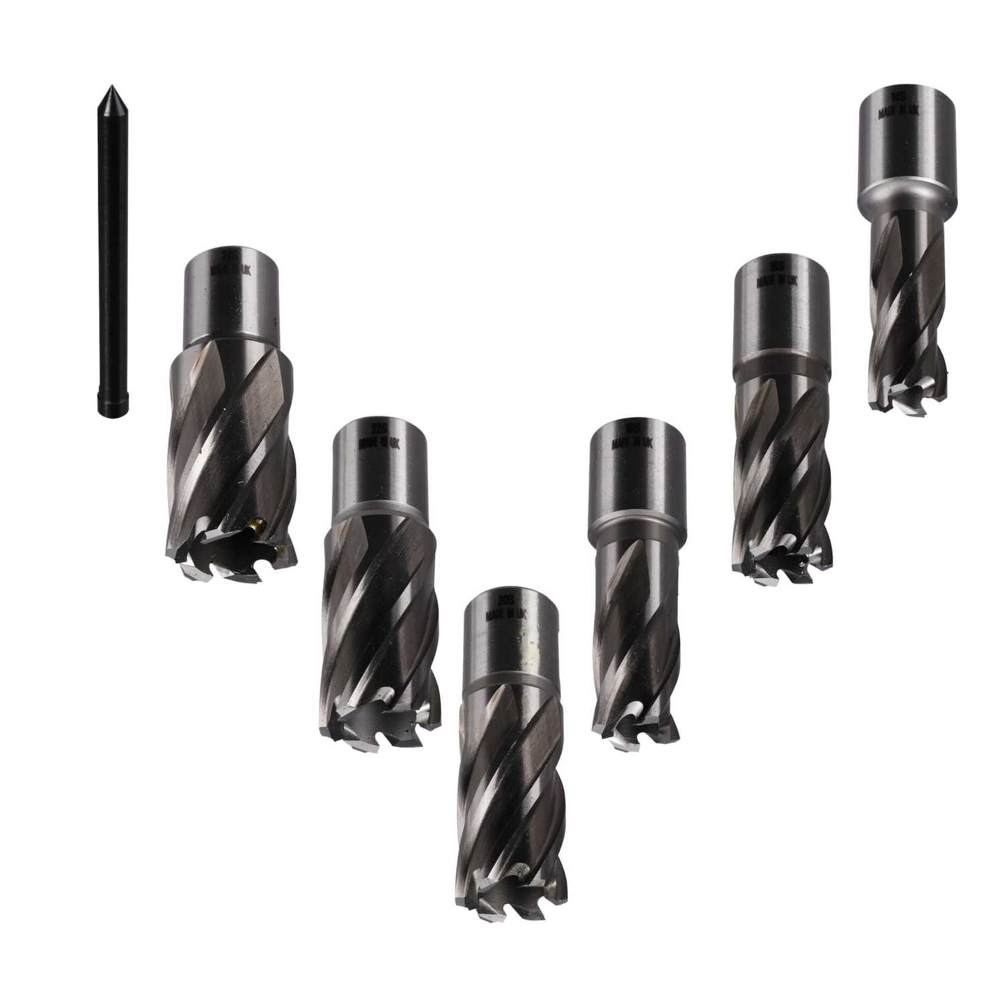 Milwaukee 6 Piece HSS Annular Cutter Set