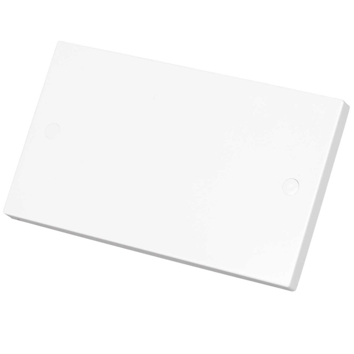 Knightsbridge 2 Gang Blank Plate White