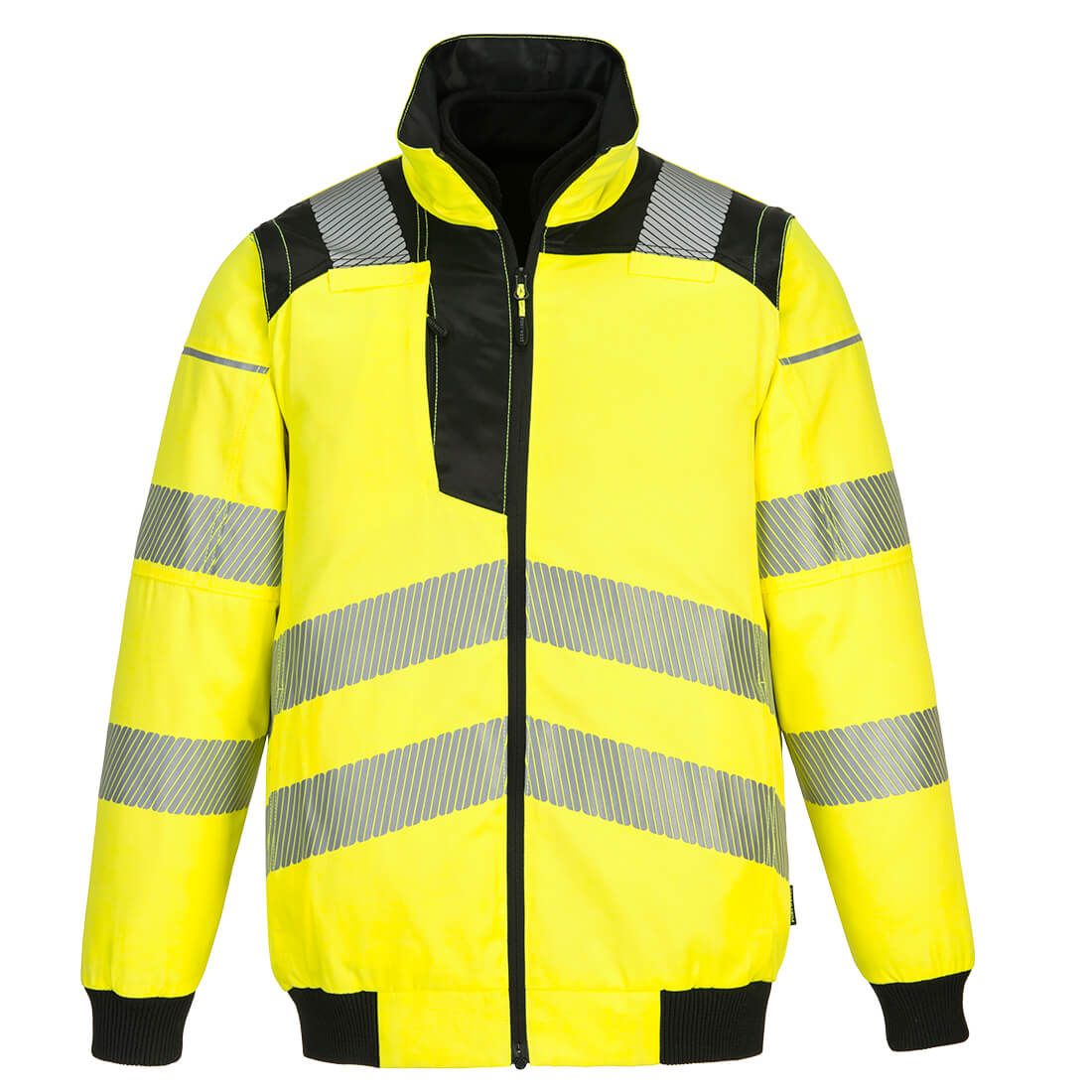 PW3 Hi-Vis 3-in-1 Pilot Jacket , L, R, Yellow/Black