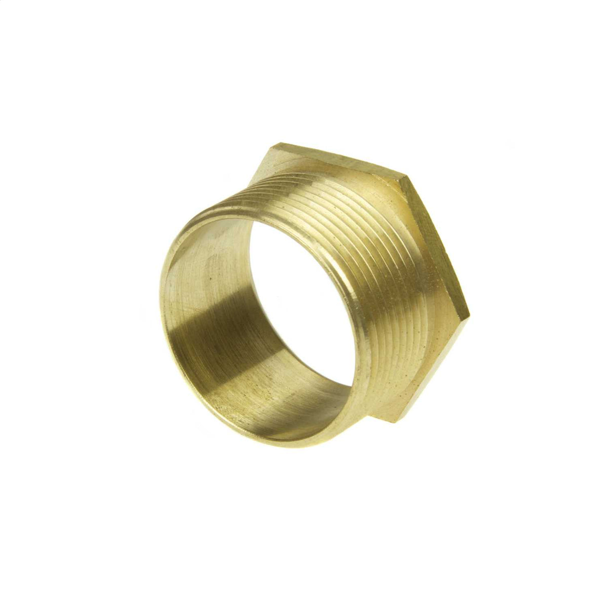 1½" (38mm) Male Brass Bush Long (Sold in 1's)