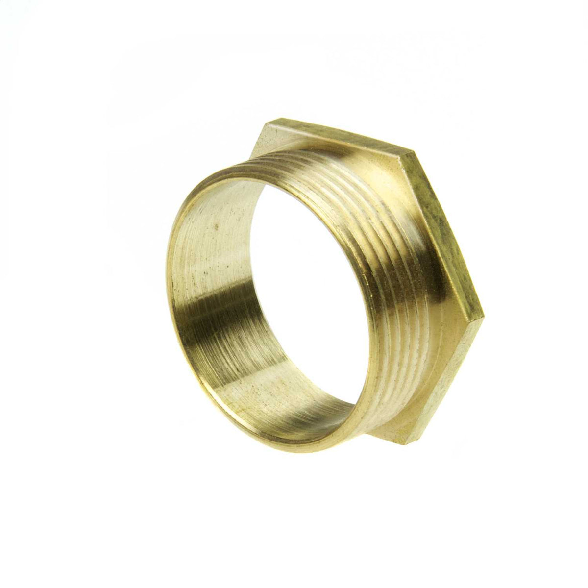 1½" (38mm) Short Male Bush Brass (Sold in 1's)