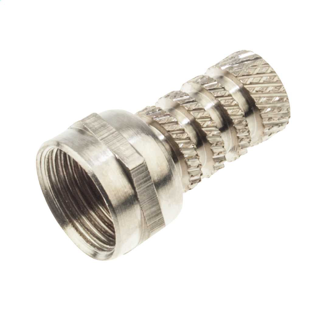 Twist on F Connector for Shotgun Cable (Sold in 1's)