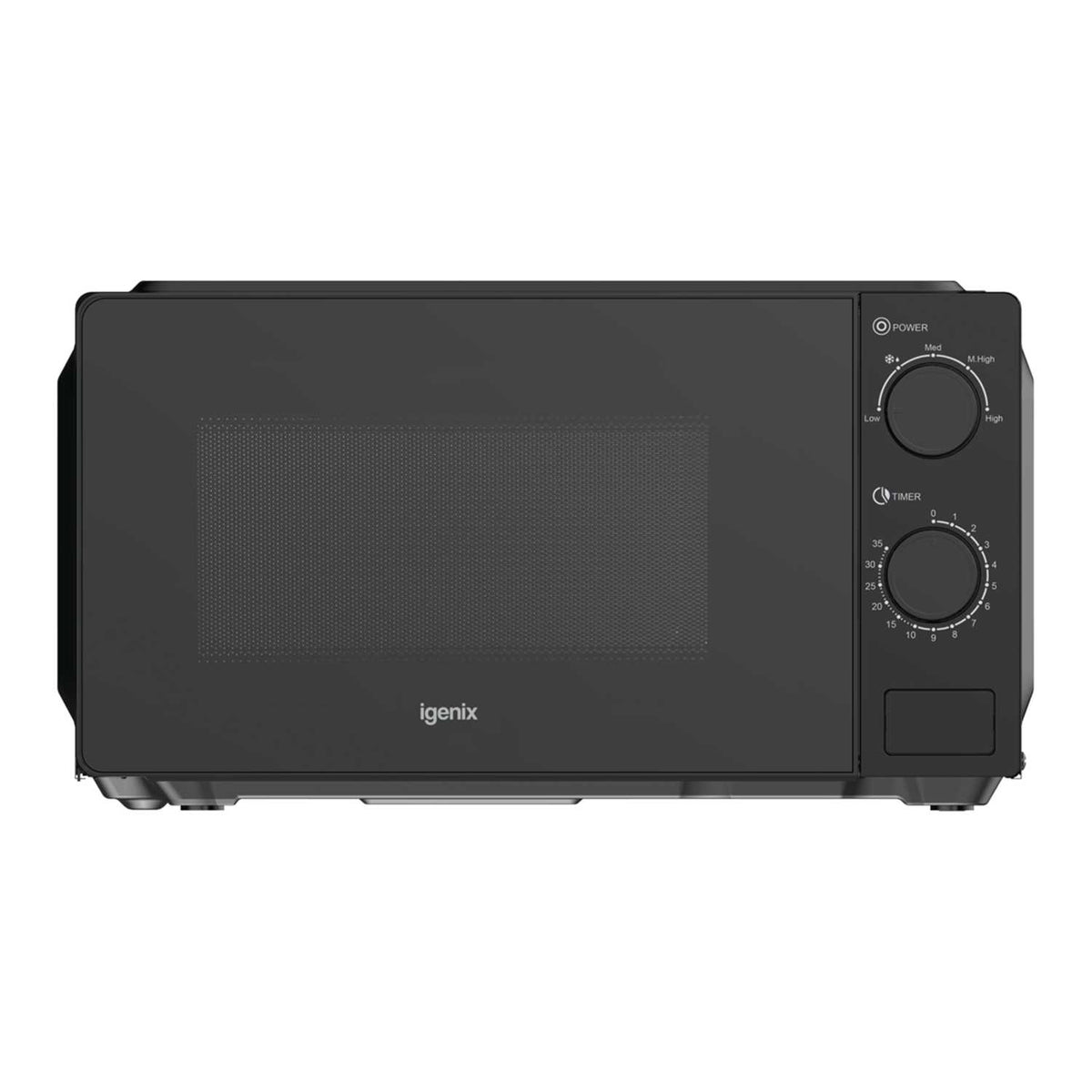 Igenix 20L 700W Manual Microwave Black