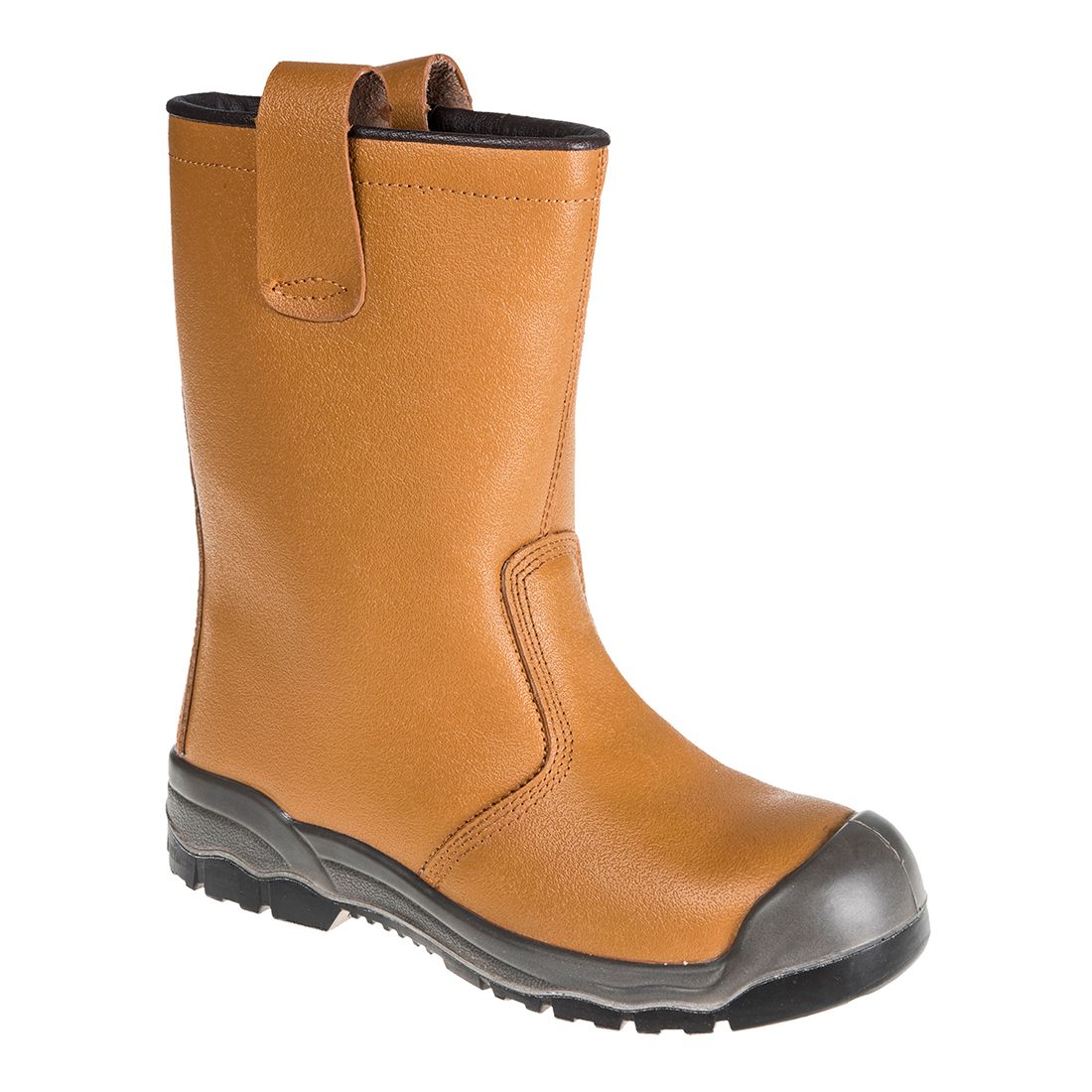 Steelite Rigger Boot S1P CI (With scuff cap), 37, R, Tan