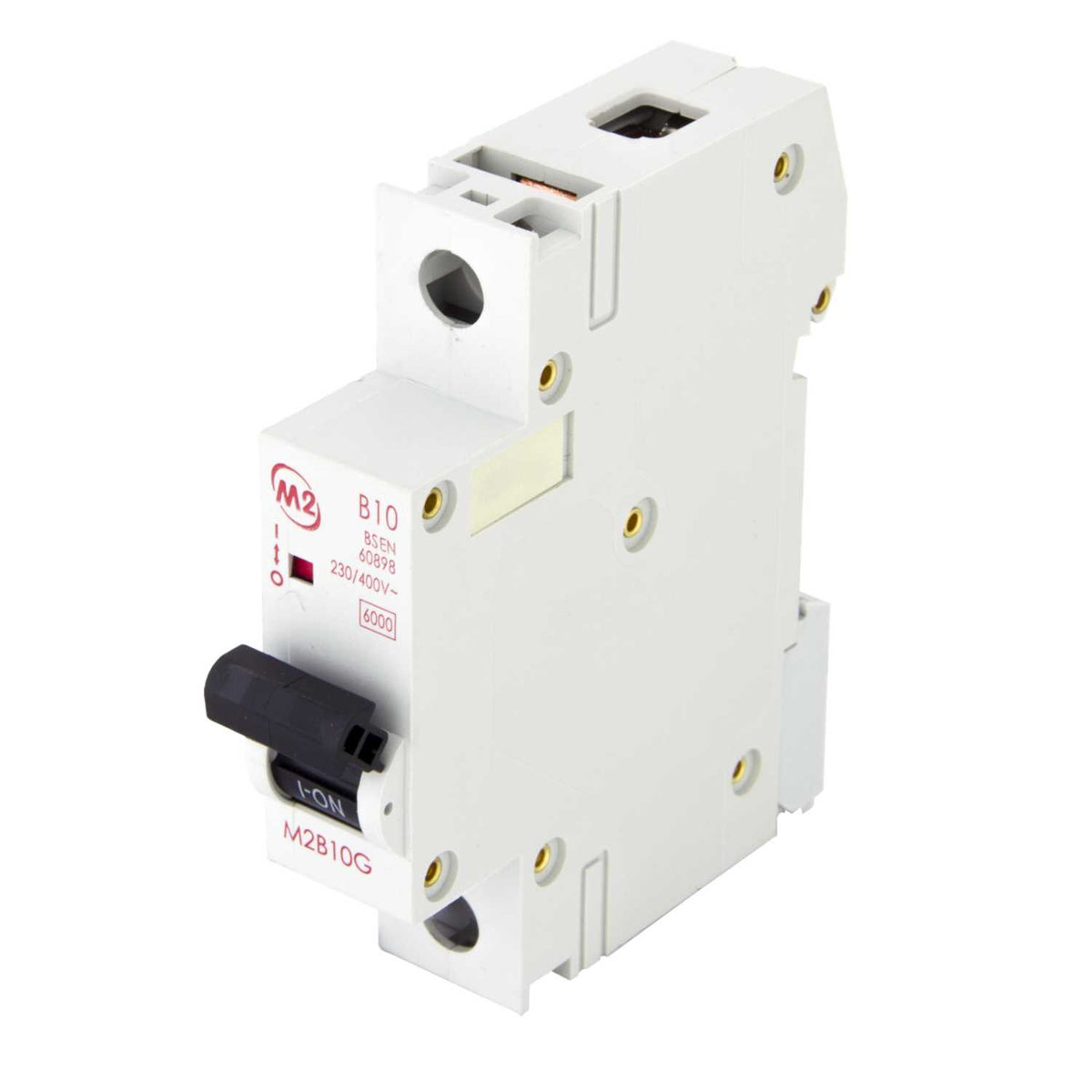 M2 10A Single Pole 6kA B Curve MCB