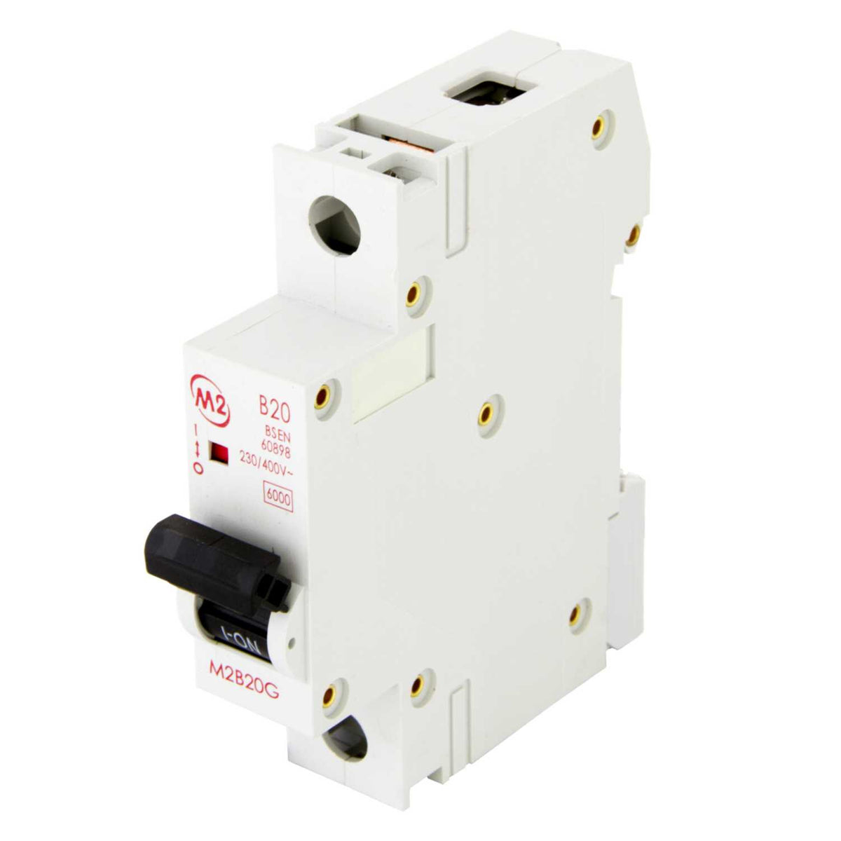 M2 20A Single Pole 6kA B Curve MCB