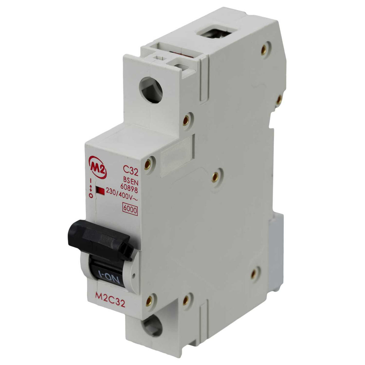 M2 10A Single Pole 6kA C Curve MCB