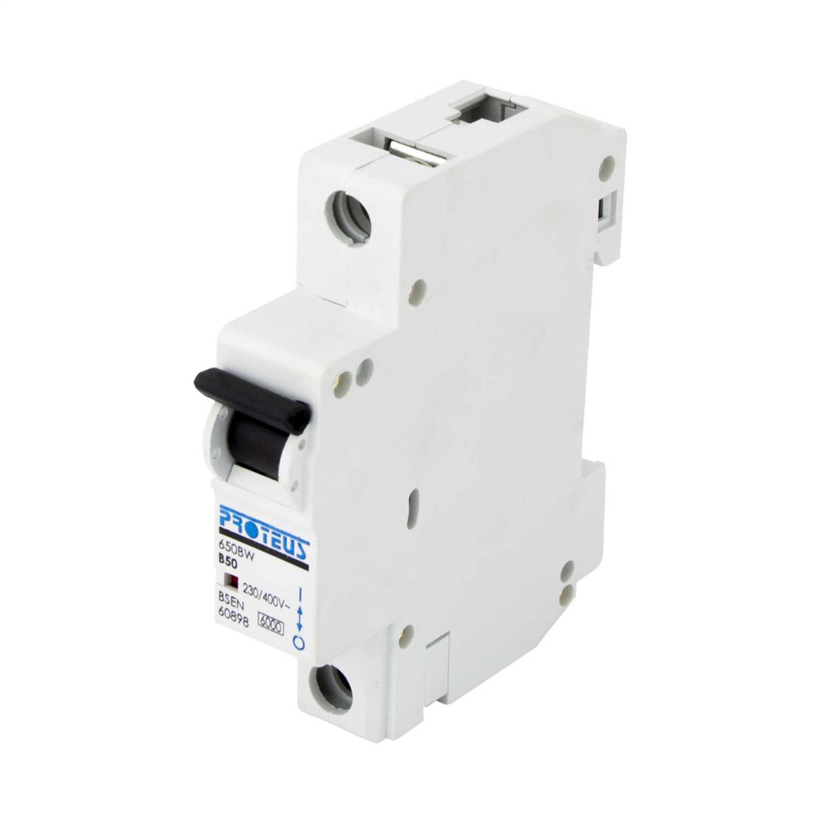 Proteus 50A Single Pole 6kA B Curve MCB