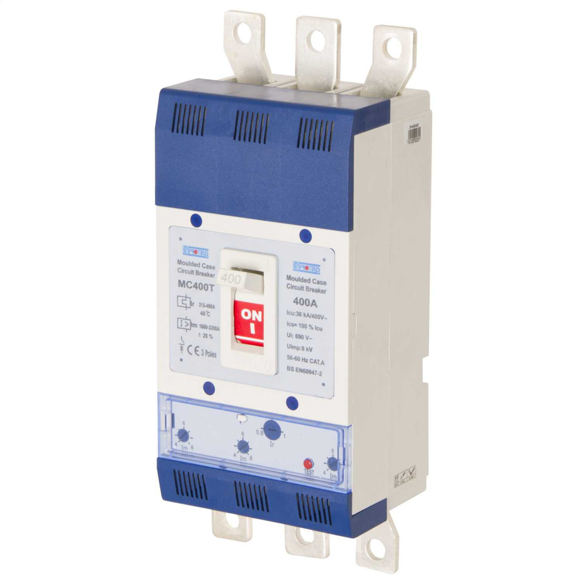 Proteus 400A Triple Pole 36kA Mccb