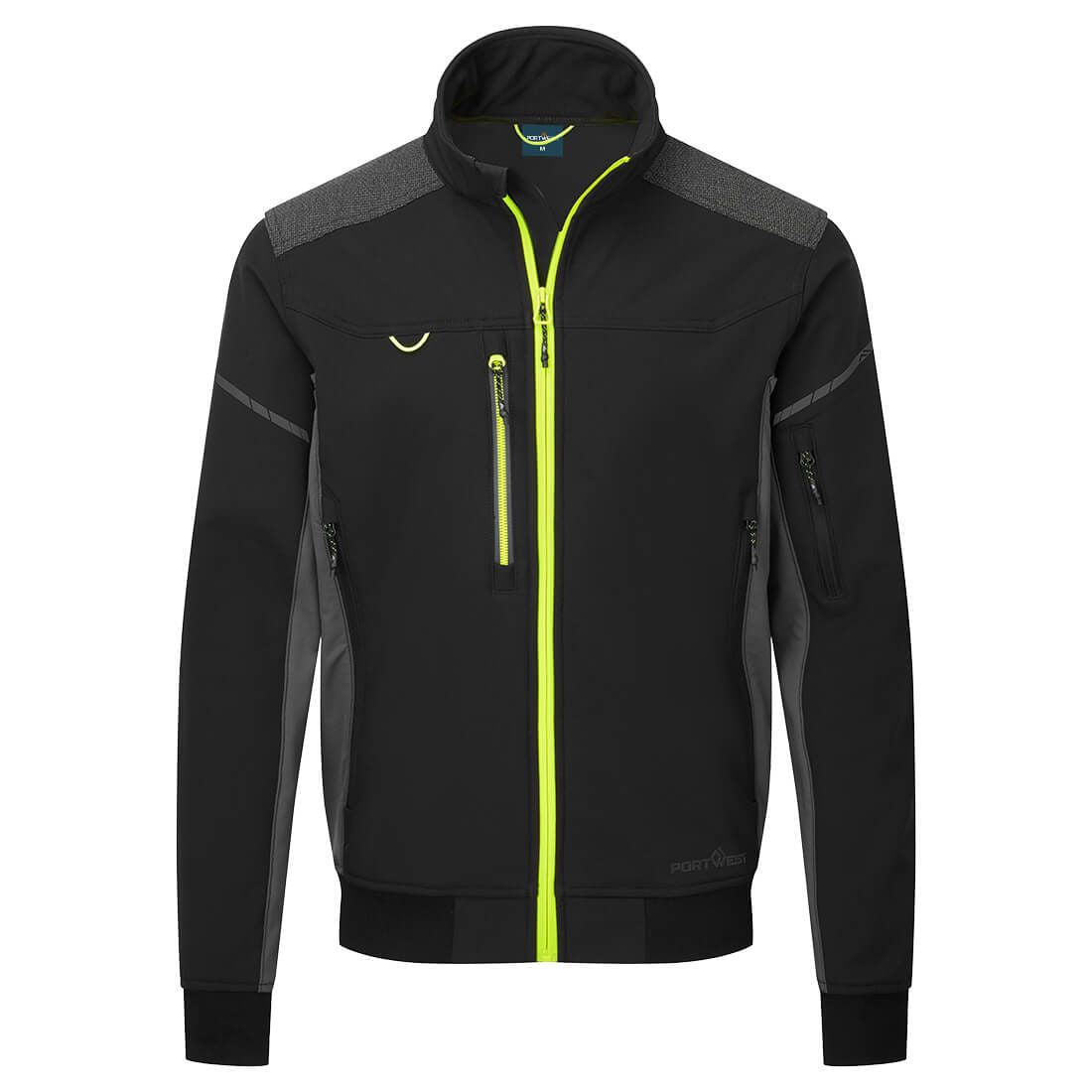 EV4 Softshell Bomber Jacket (3L), L, R, Black