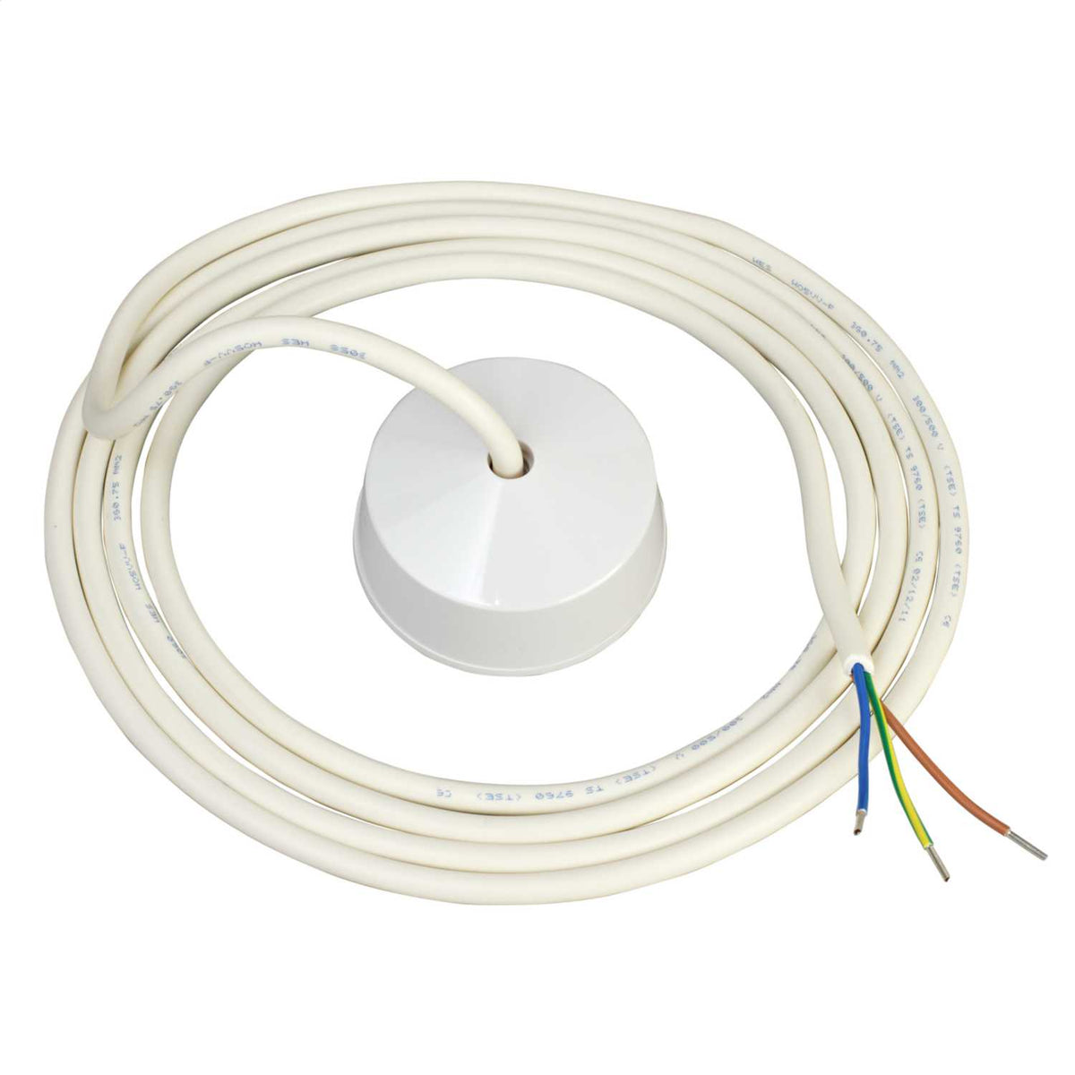 Linkfast 3 Pin Rose with 3m x 0.75mm² Flex