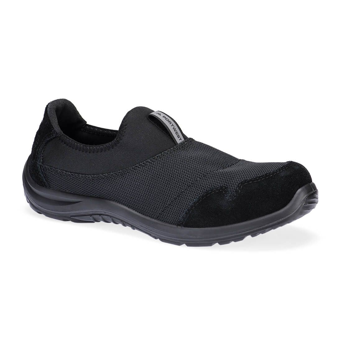 Steel Textile Slip On Shoe S1P SR FO ESD, 36, R, Black