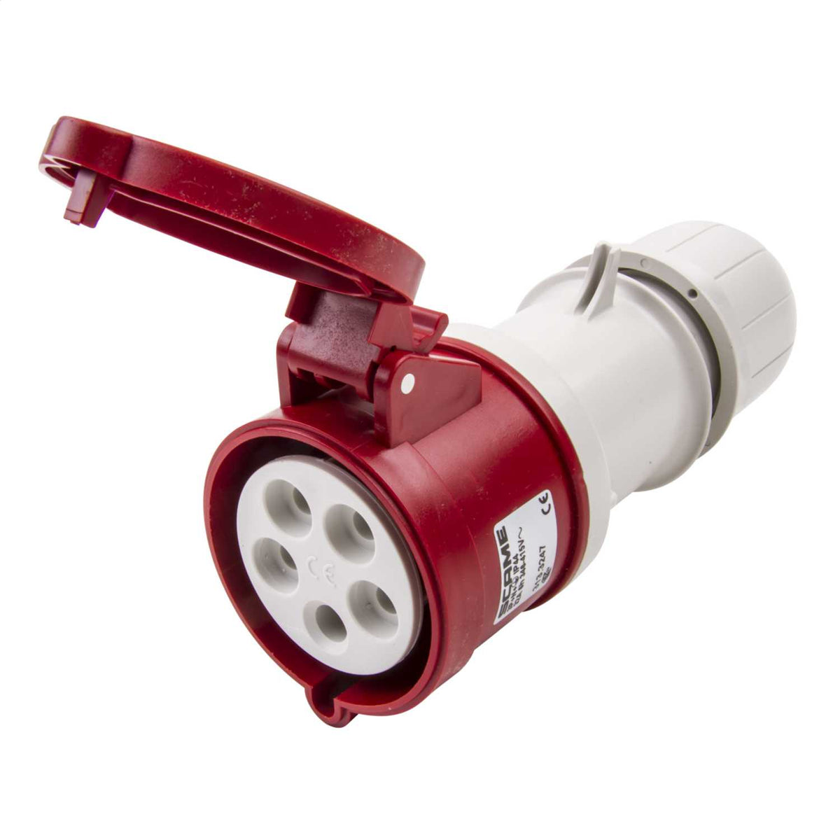 Scame Optima 32A 3P+N+E 415V Coupler IP44 Red