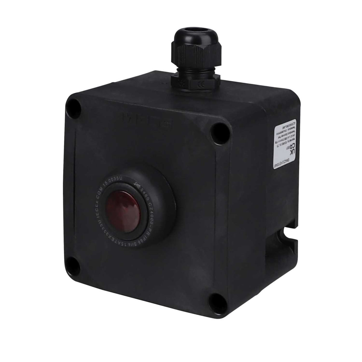 Scame Red LED Pushbutton Ex Control Unit