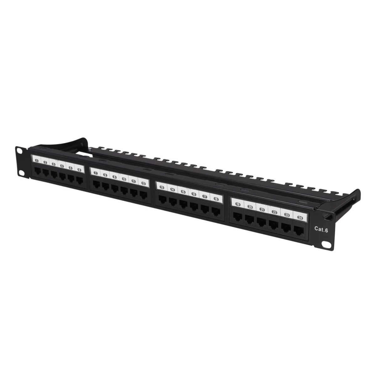 Securi-Flex CAT6 1U 24 Port Patch Panel