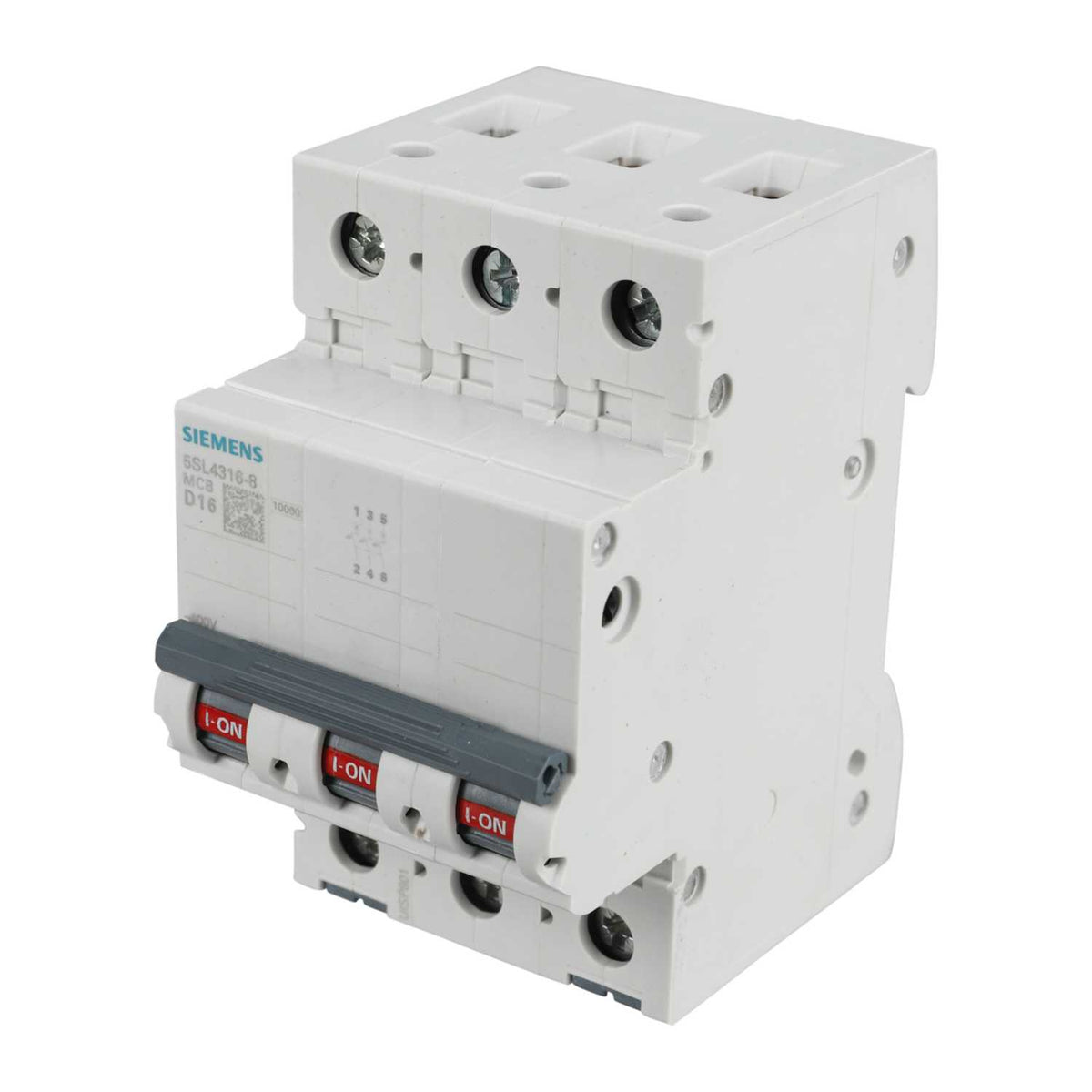 Siemens 16A Triple Pole 10kA D Curve MCB