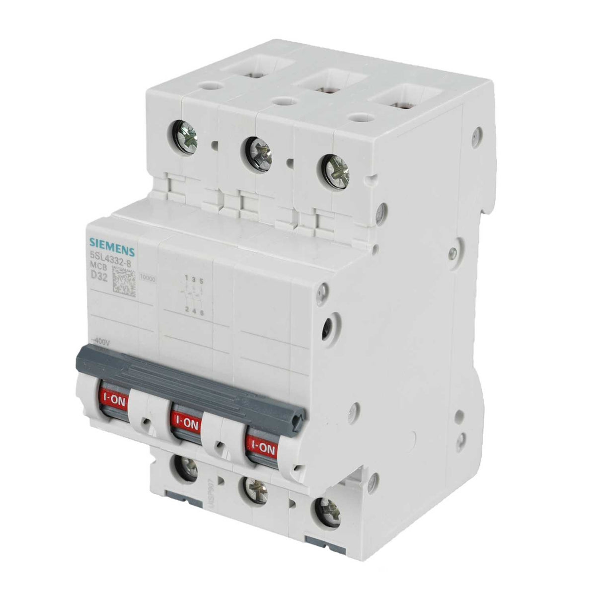 Siemens 32A Triple Pole 10kA D Curve MCB