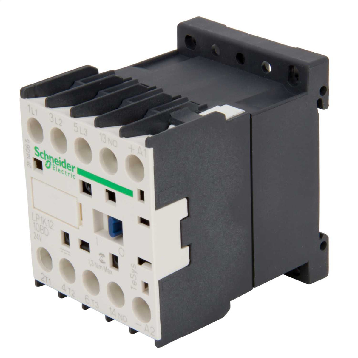 Schneider TeSys 12A Contactor 3 Pole 3 NO Contacts 24V DC Coil