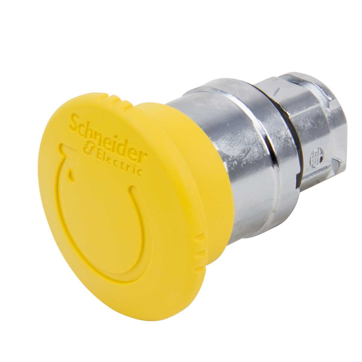 Schneider Harmony Mushroom Head Twist Release Pushbutton Yellow