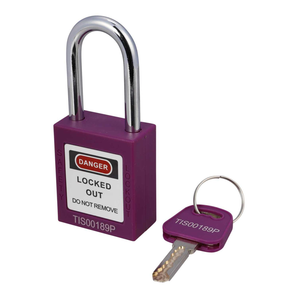 TIS Purple Safety Padlock