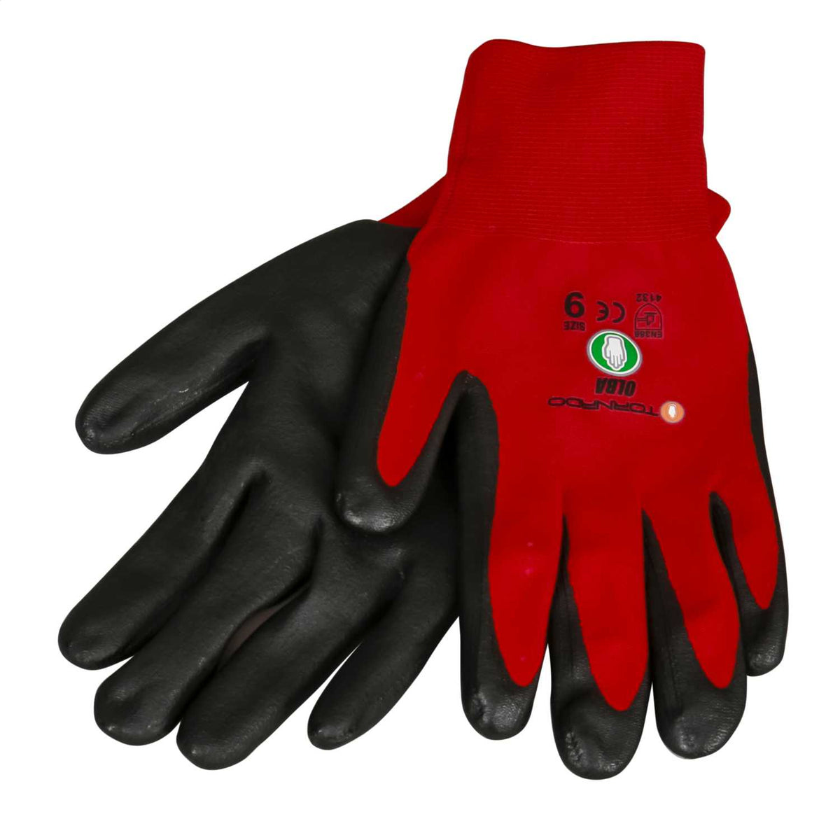 Tornado Size 7 Contour Olba Gloves Red