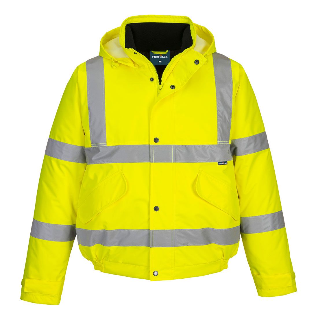 ES1 Essential Hi-Vis Winter Bomber Jacket, 4XL, R, Yellow