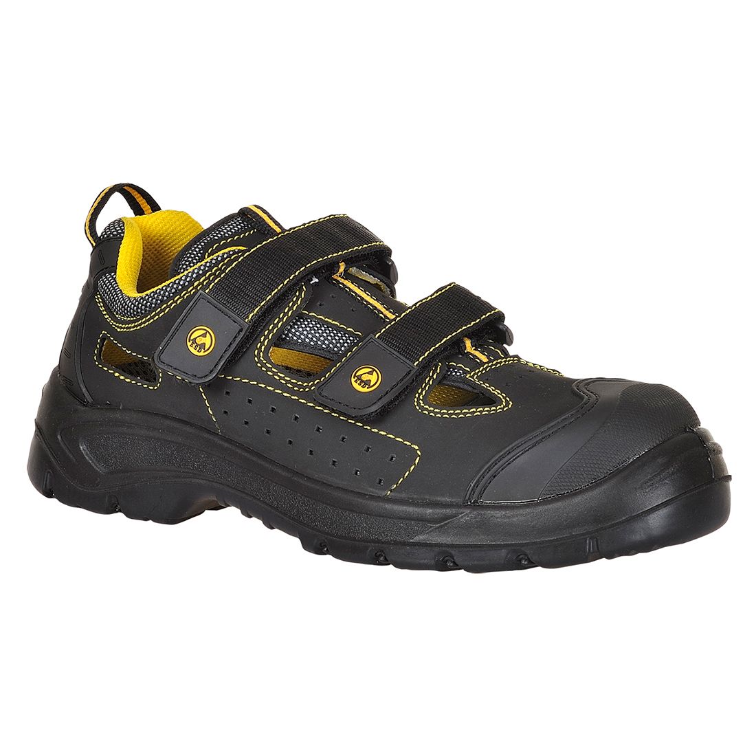 Portwest Compositelite ESD Tagus Sandal S1P, 42, R, Black