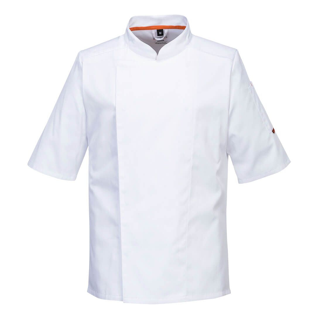 Stretch Mesh Air Pro Short Sleeve Jacket, L, R, White