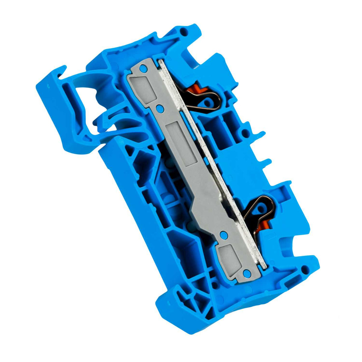 Wago 6mm Standard DIN Rail Terminal Push-In Blue