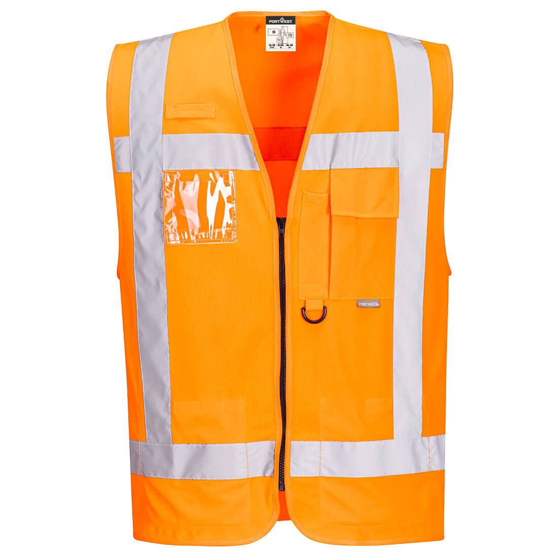 RWS Hi-Vis Executive Vest , 4XL, R, Orange