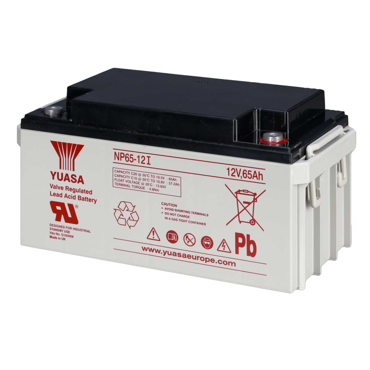 Yuasa 65Ah 12V Sealed Lead Acid Battery