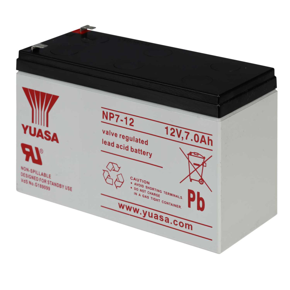 Yuasa 7Ah 12V Sealed Lead Acid Battery