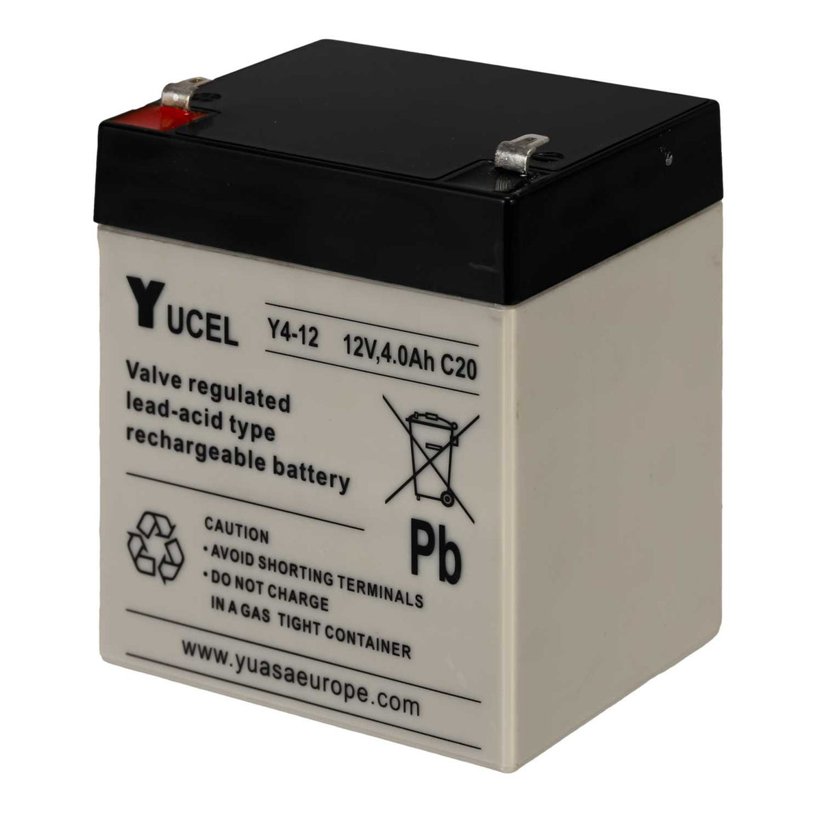 Yuasa 4Ah 12V Sealed Lead Acid Yucel Battery